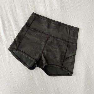 Lululemon Align High-Rise 3” Shorts, Camo